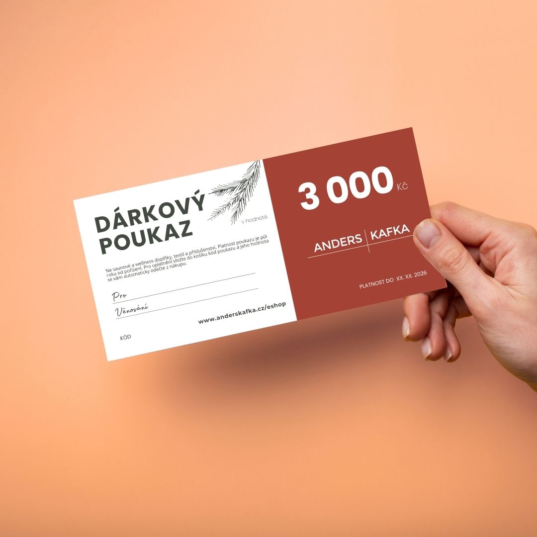 Darkovy voucher sauny-wellness-spa 3000 Kc AndersKafka