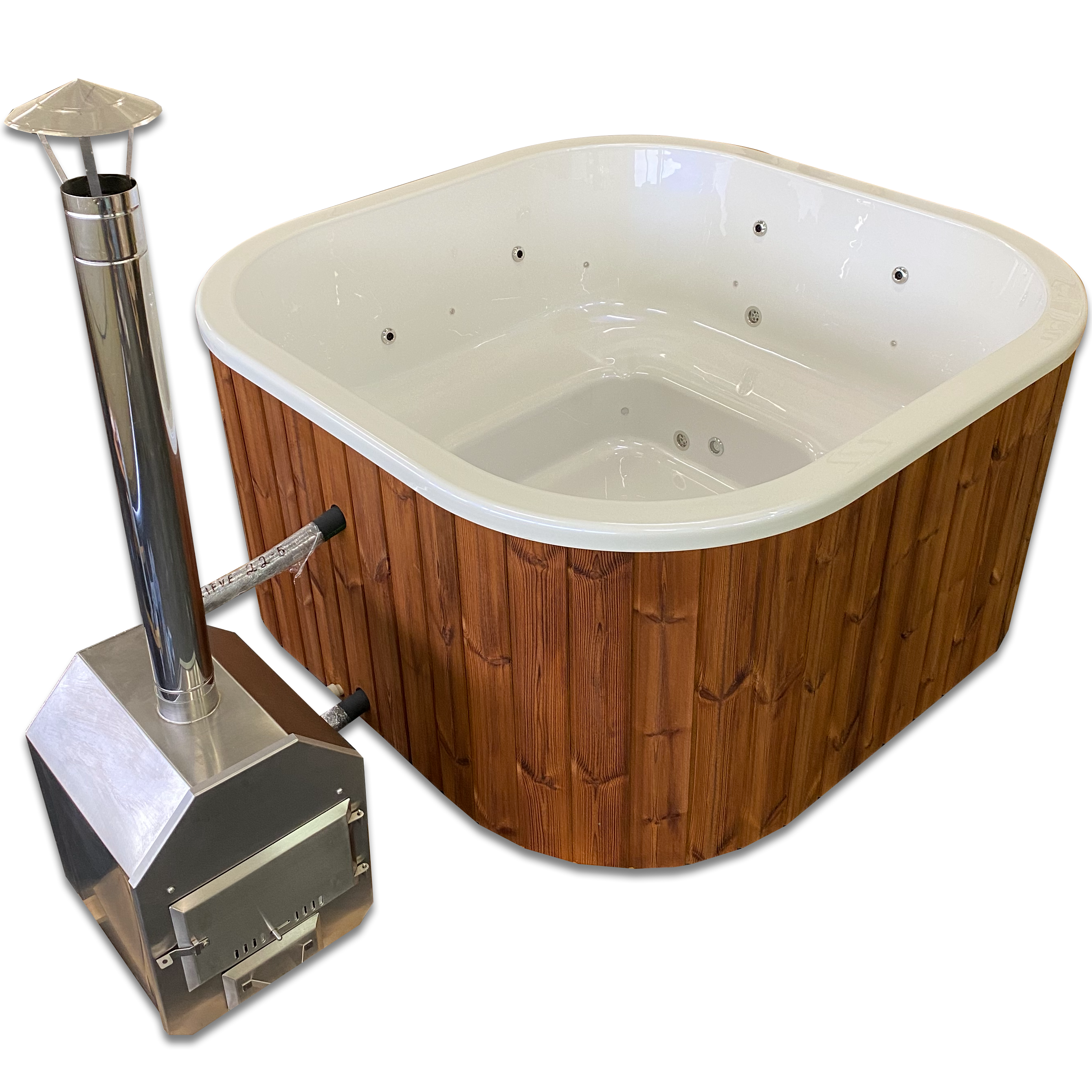 acrylic hot tub external heater rectangular white insert thermo 2